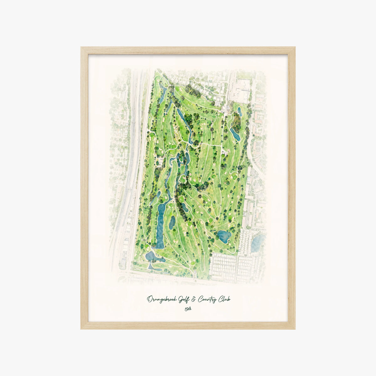 Orangebrook Golf & Country Club wood frame