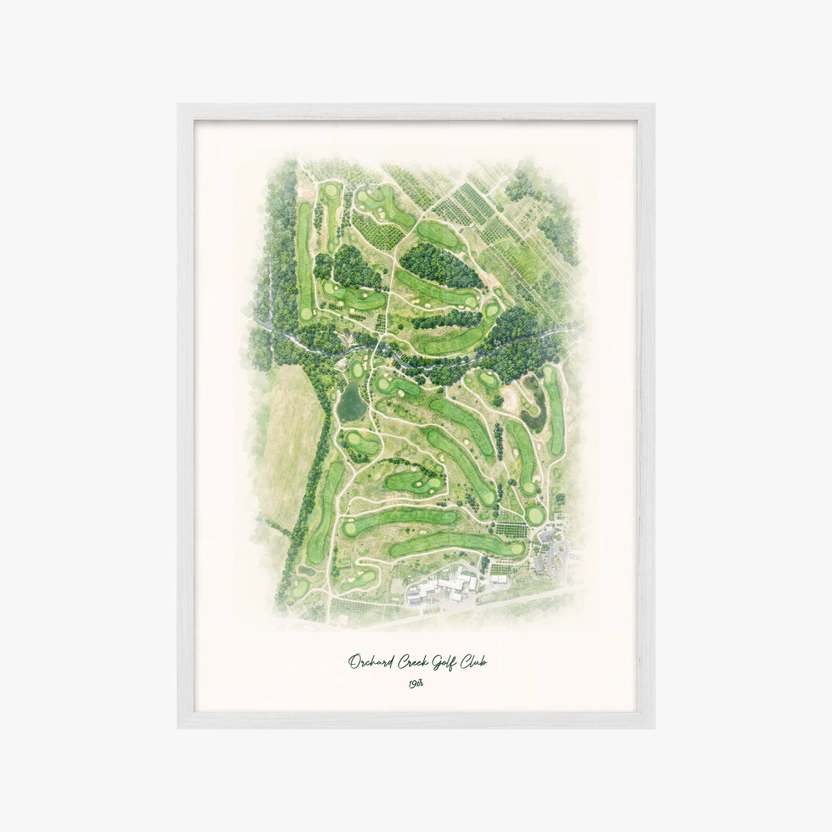 Orchard Creek Golf Club white frame