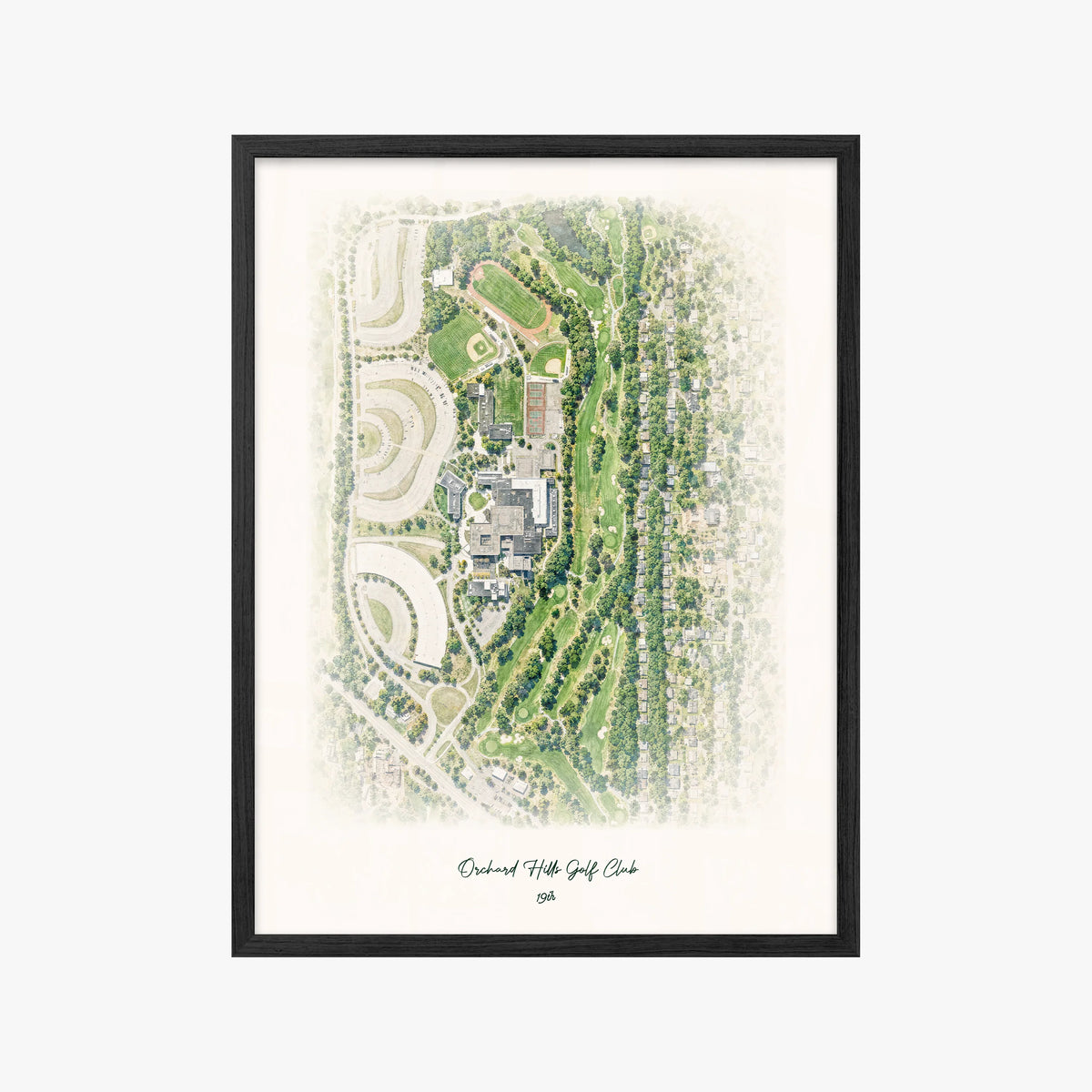 Orchard Hills Golf Club black frame