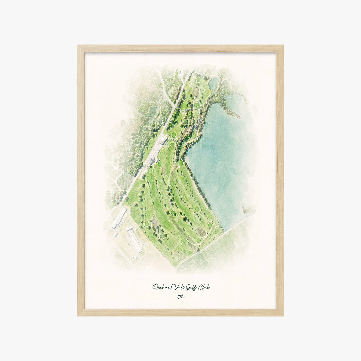 Orchard Vali Golf Club wood frame