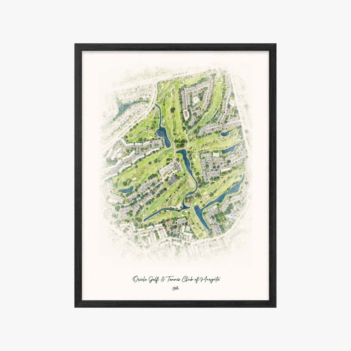 Oriole Golf & Tennis Club of Margate black frame