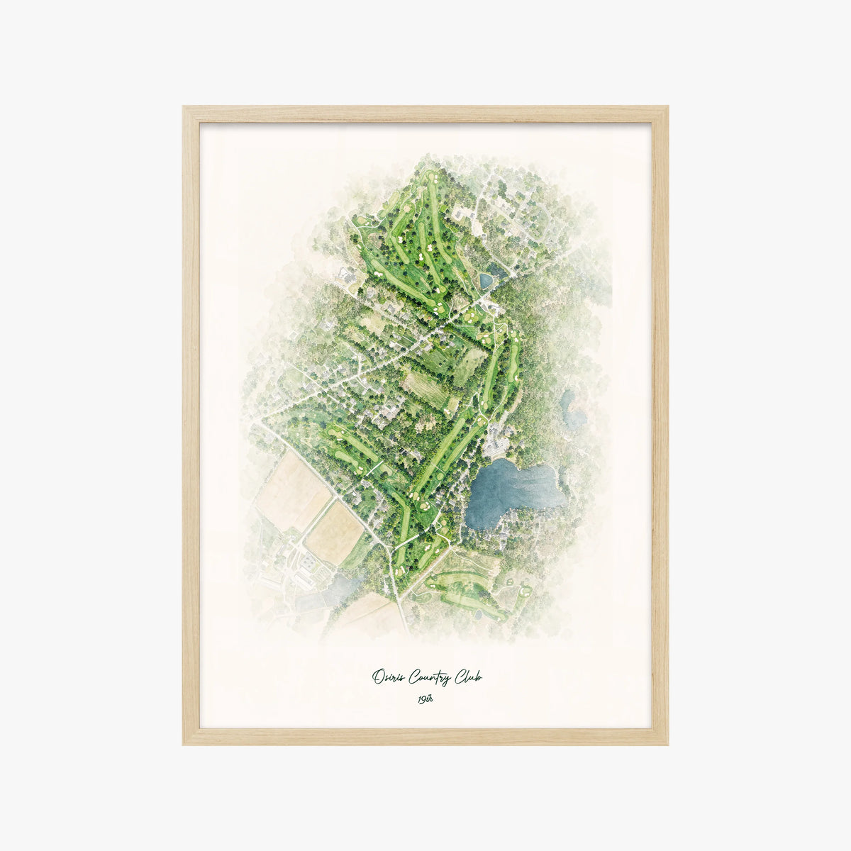 Osiris Country Club wood frame