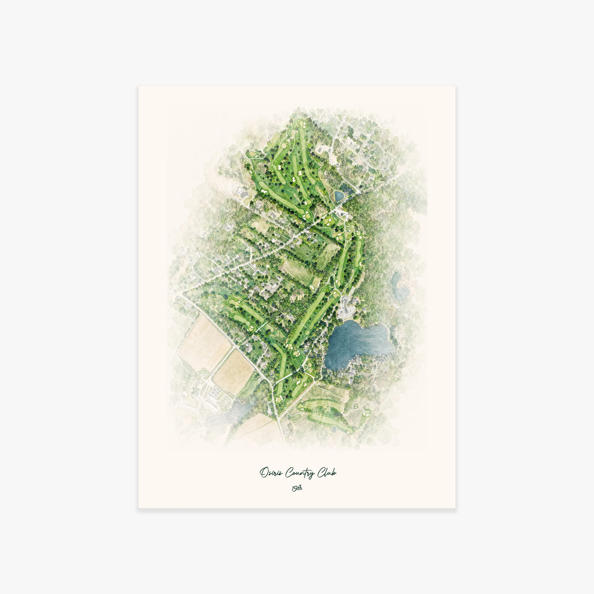 Osiris Country Club printed artwork