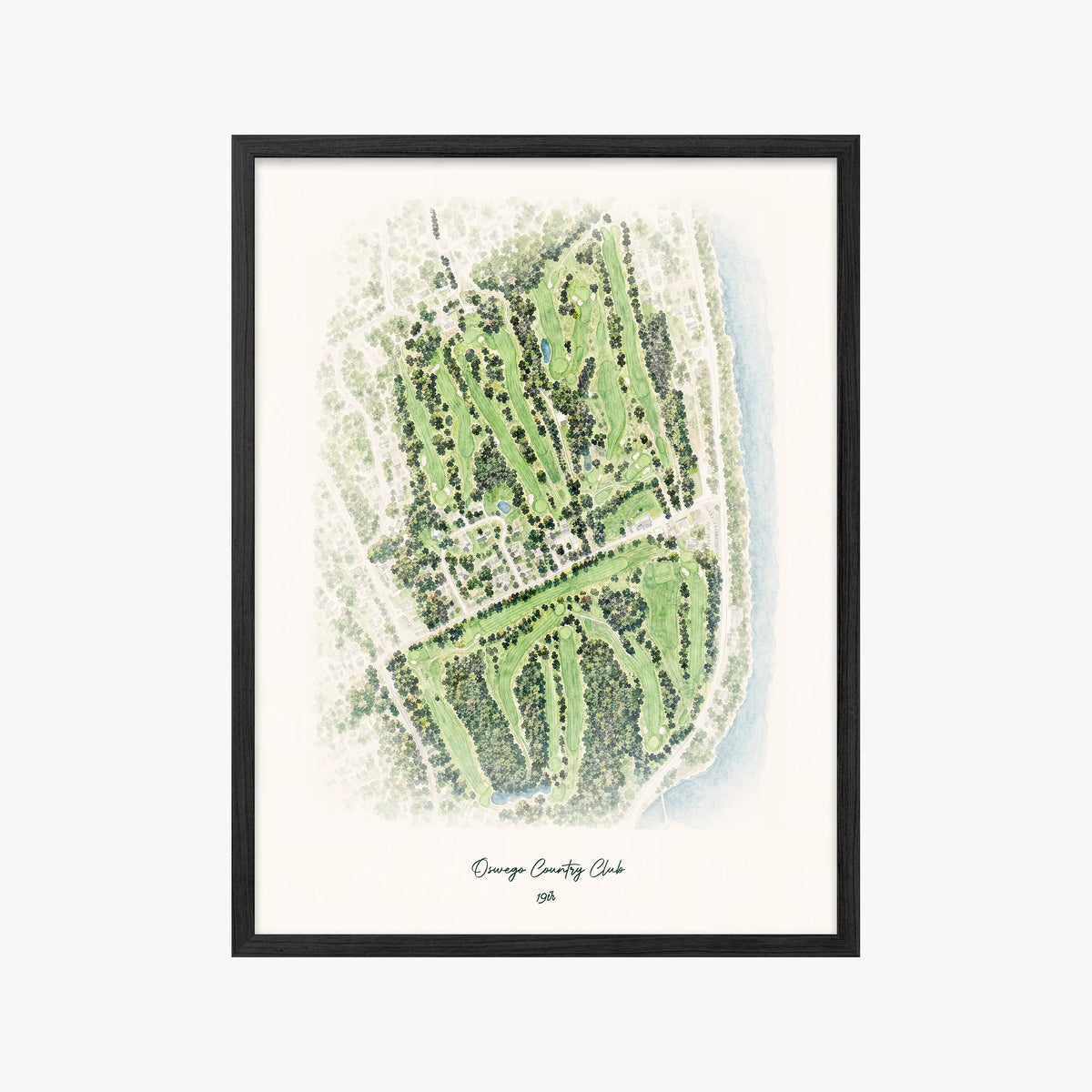 Oswego Country Club black frame