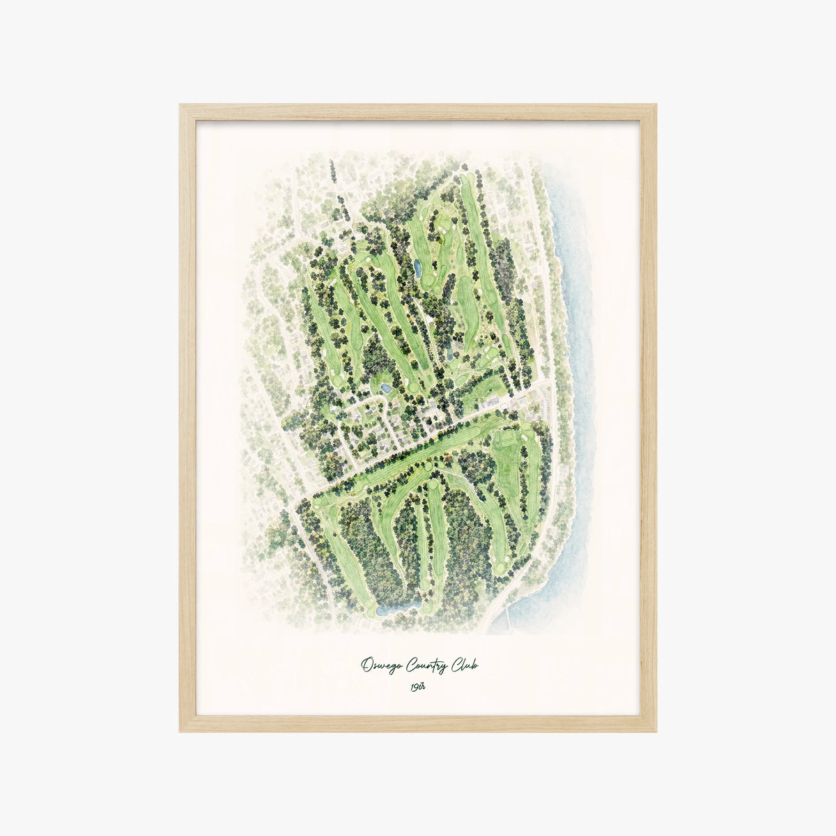 Oswego Country Club wood frame