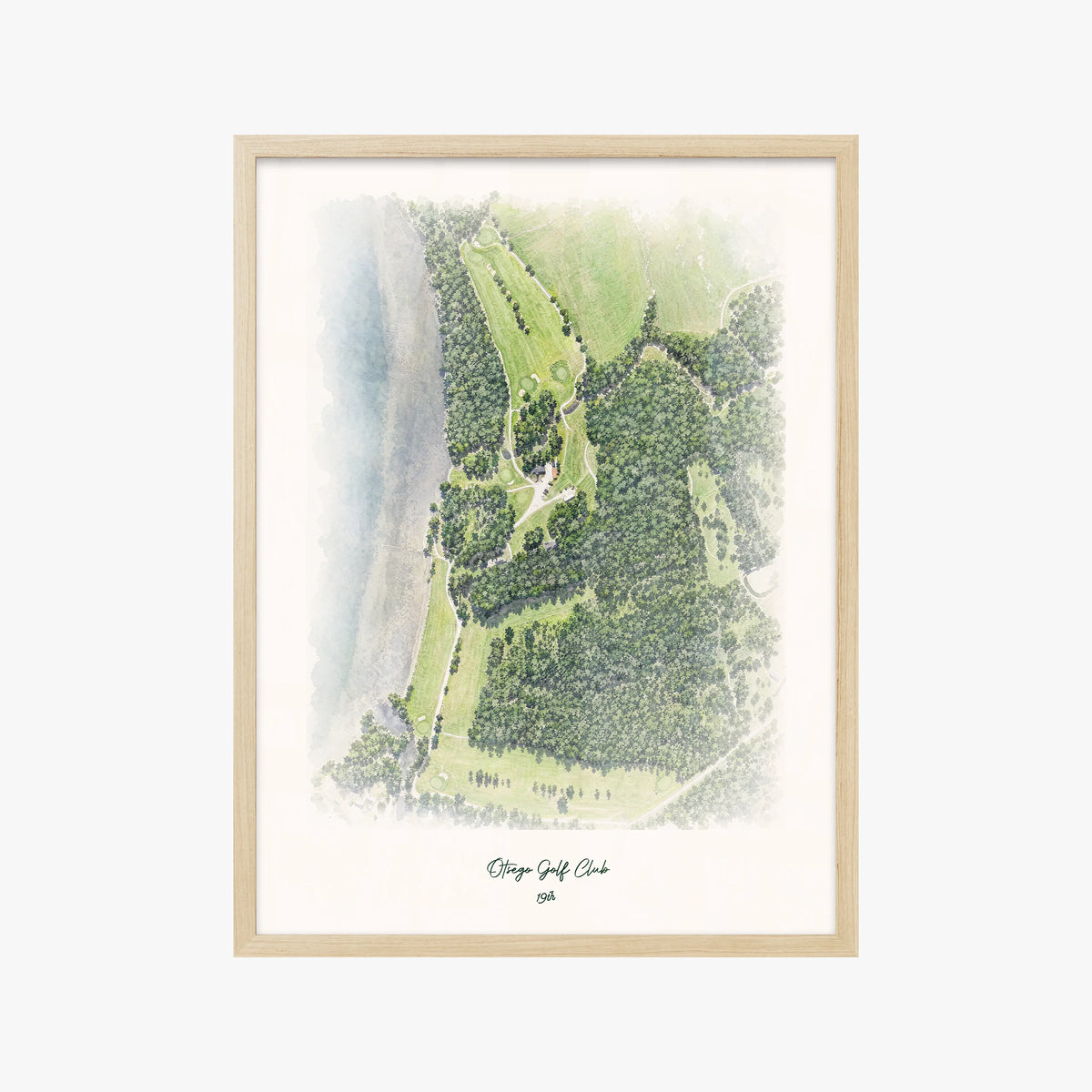 Otsego Golf Club wood frame