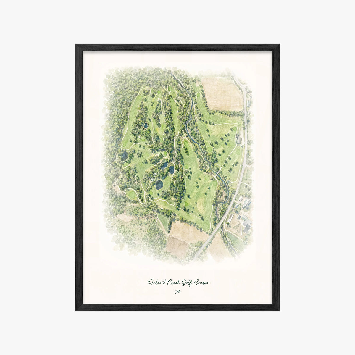 Ouleout Creek Golf Course black frame