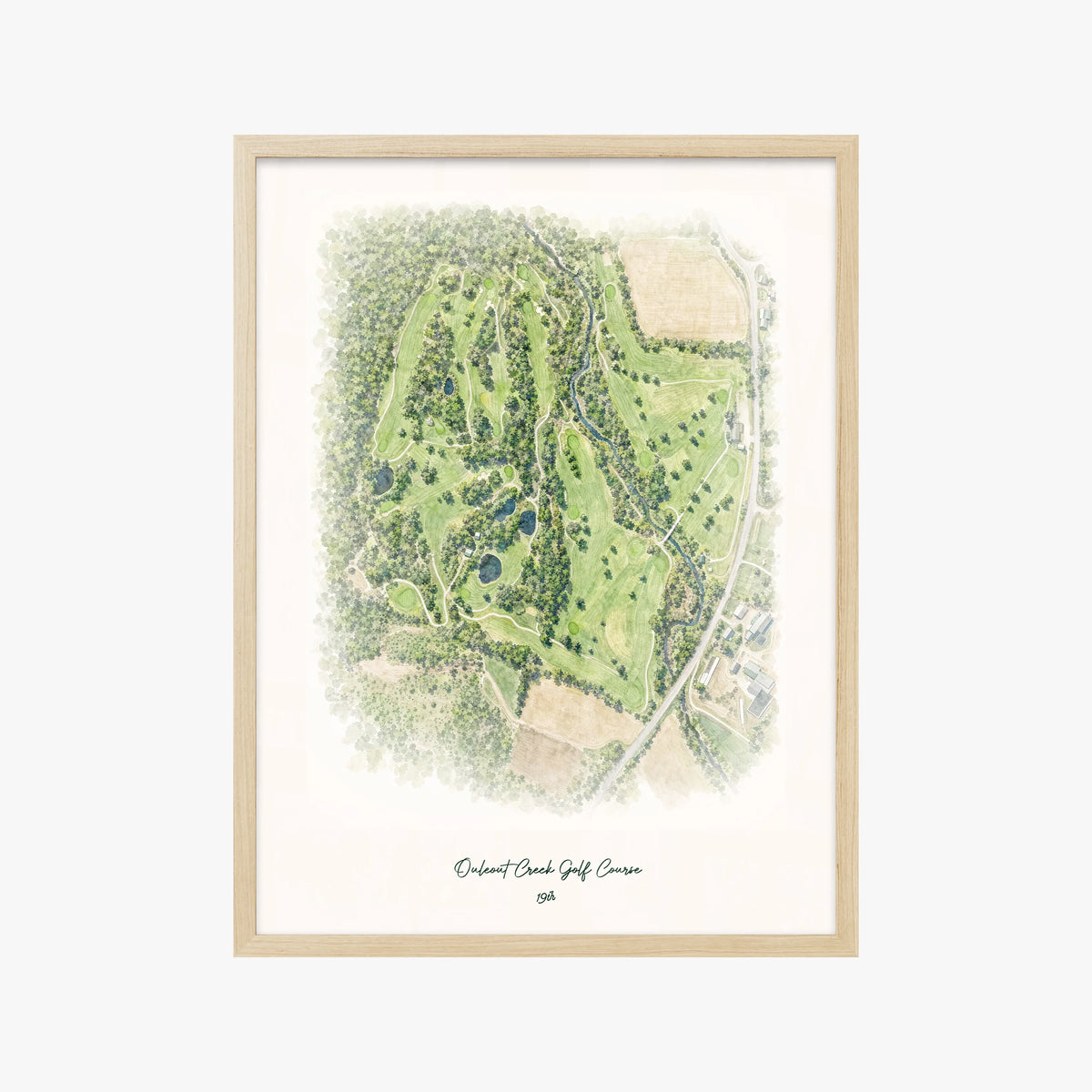 Ouleout Creek Golf Course wood frame