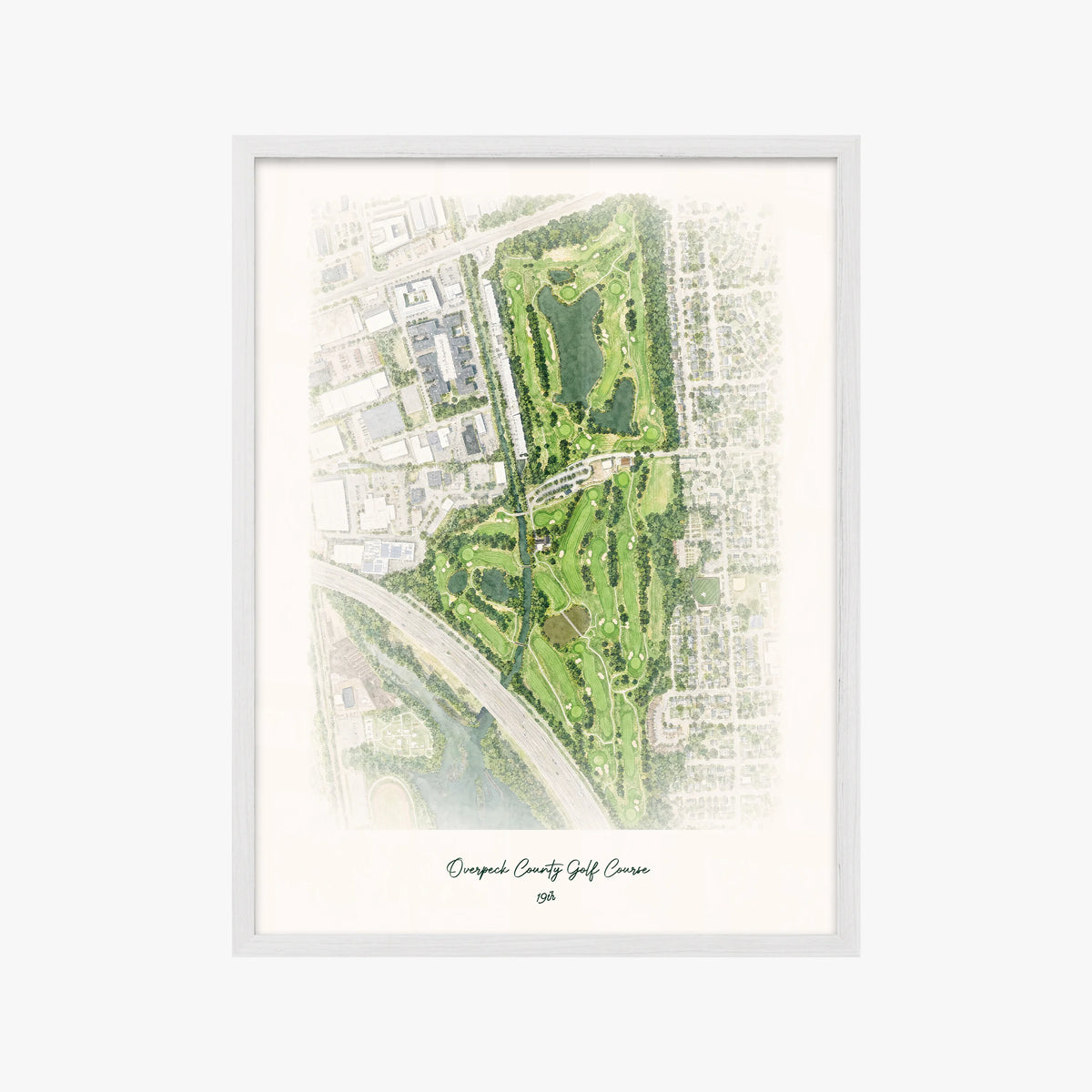 Overpeck County Golf Course white frame