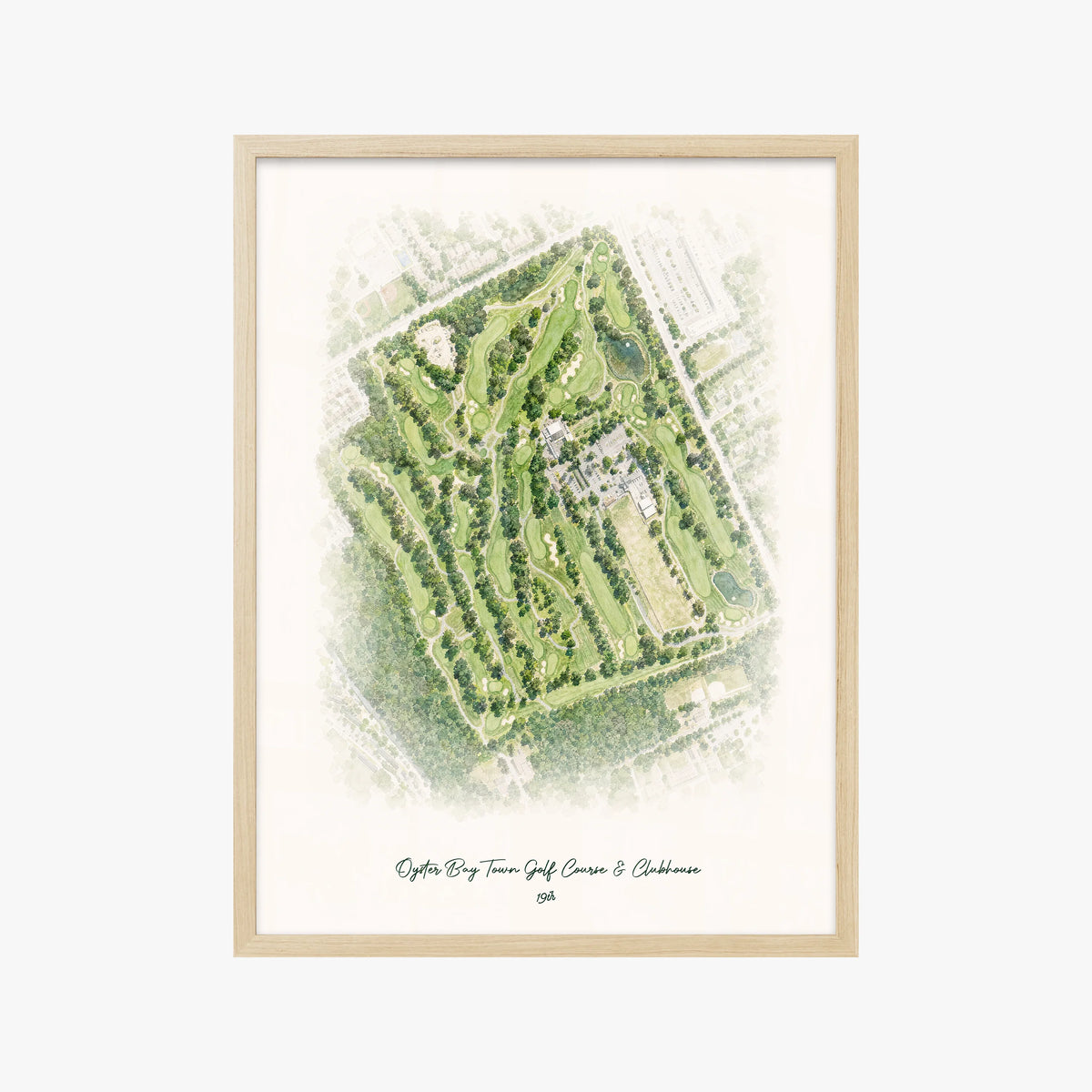 Oyster Bay Town Golf Course & Clubhouse wood frame