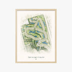 Oyster Creek Golf & Country Club wood frame