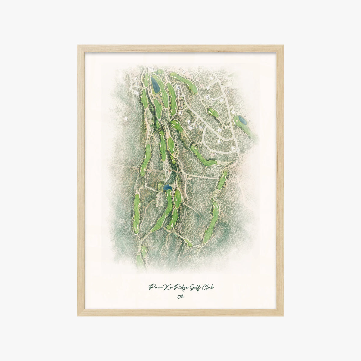 Paa-Ko Ridge Golf Club wood frame