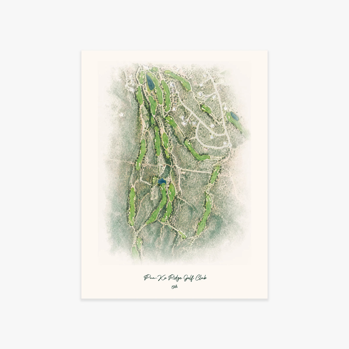 Paa-Ko Ridge Golf Club printed artwork