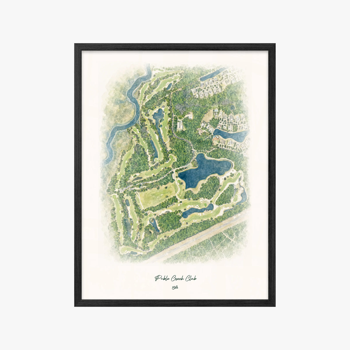 Pablo Creek Club black frame