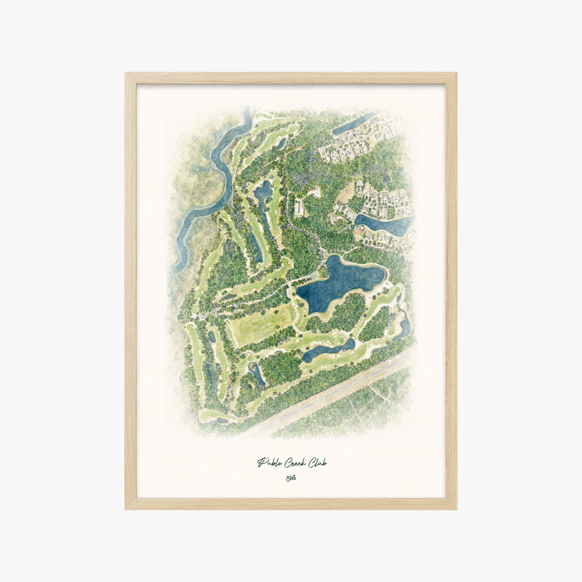 Pablo Creek Club wood frame
