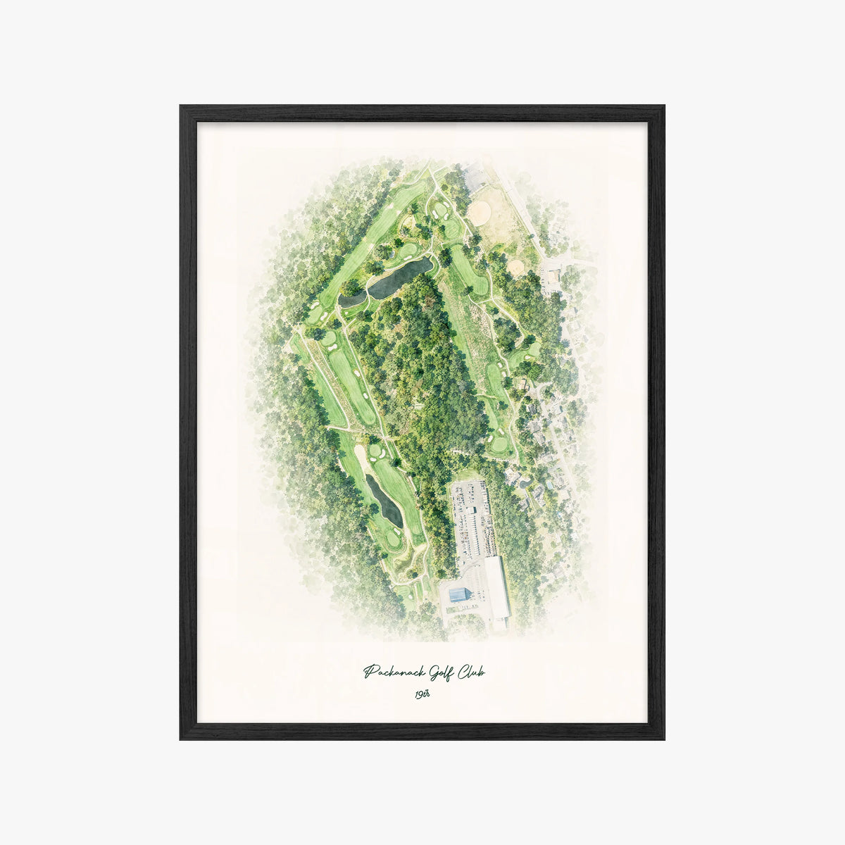 Packanack Golf Club black frame