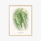 Packanack Golf Club wood frame
