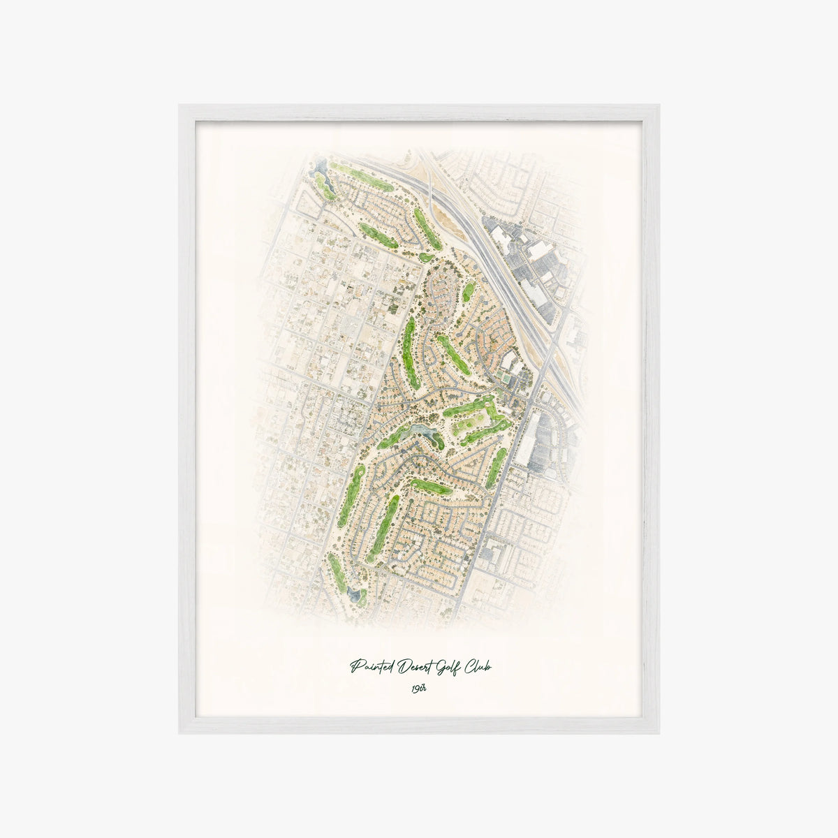 Painted Desert Golf Club white frame