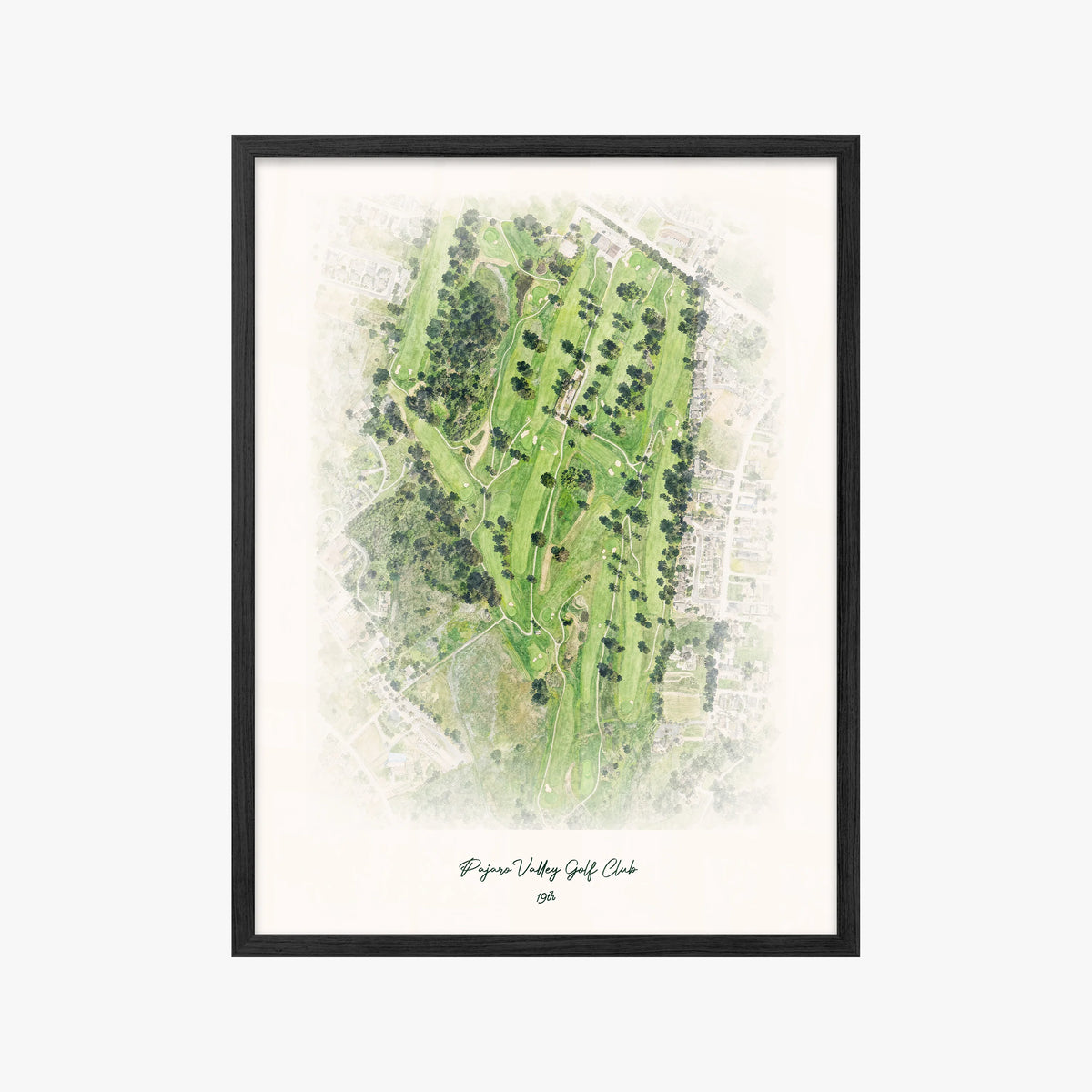 Pajaro Valley Golf Club black frame