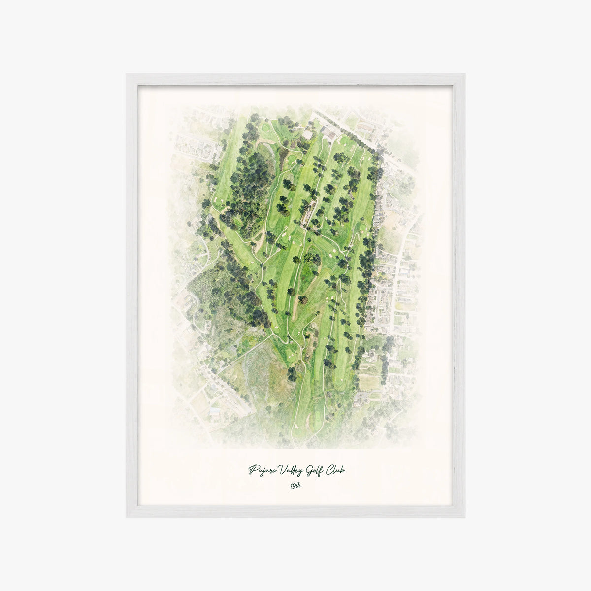 Pajaro Valley Golf Club white frame