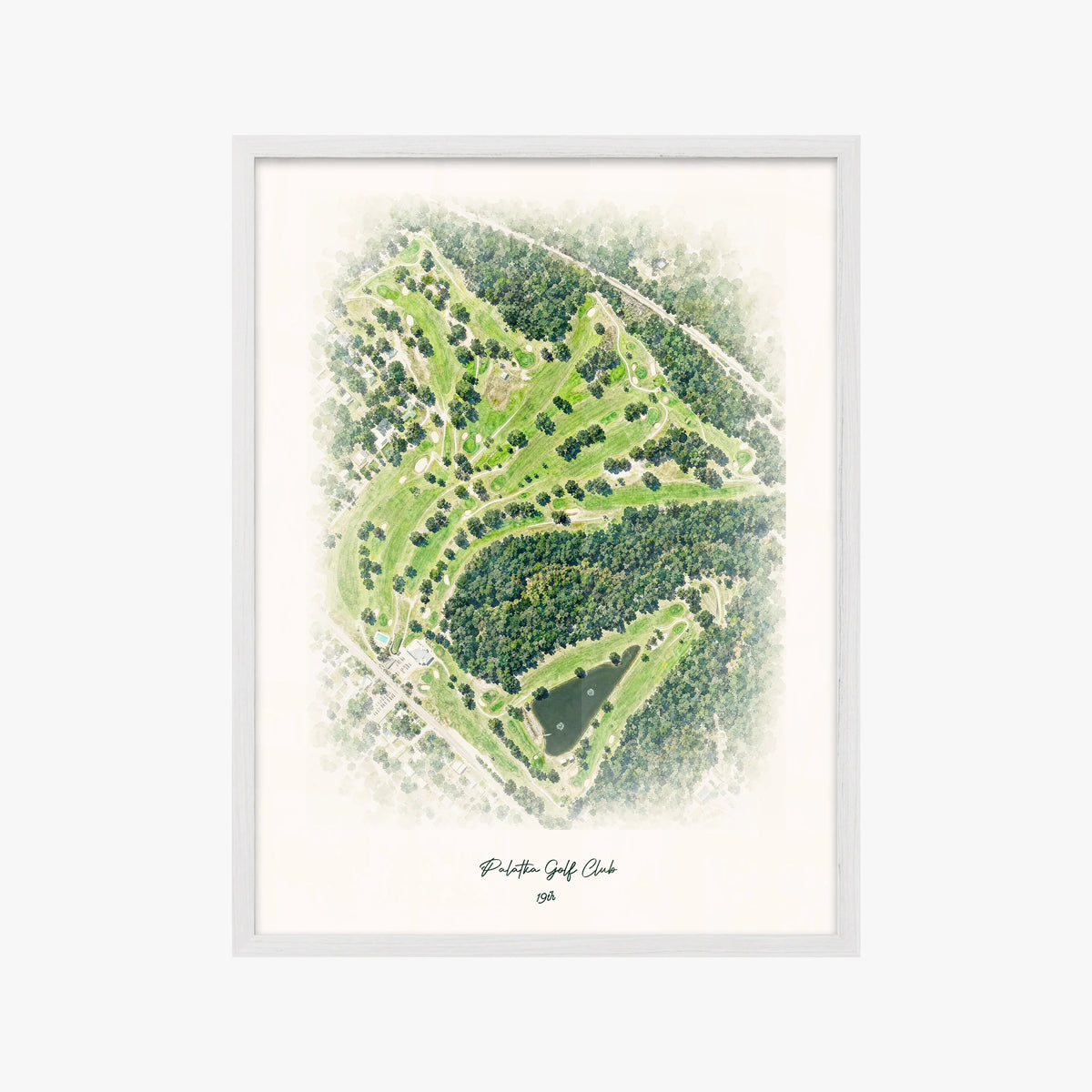 Palatka Golf Club white frame