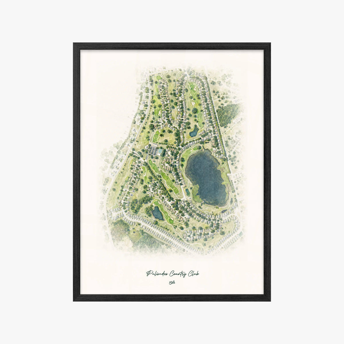 Palisades Country Club black frame
