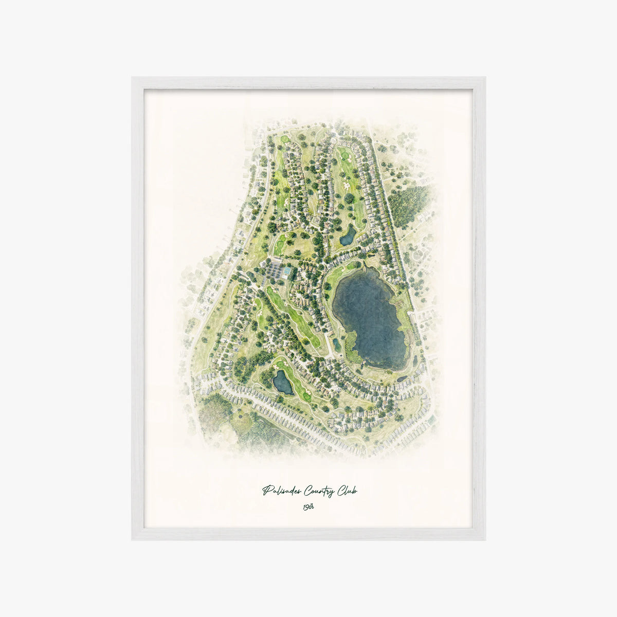 Palisades Country Club white frame
