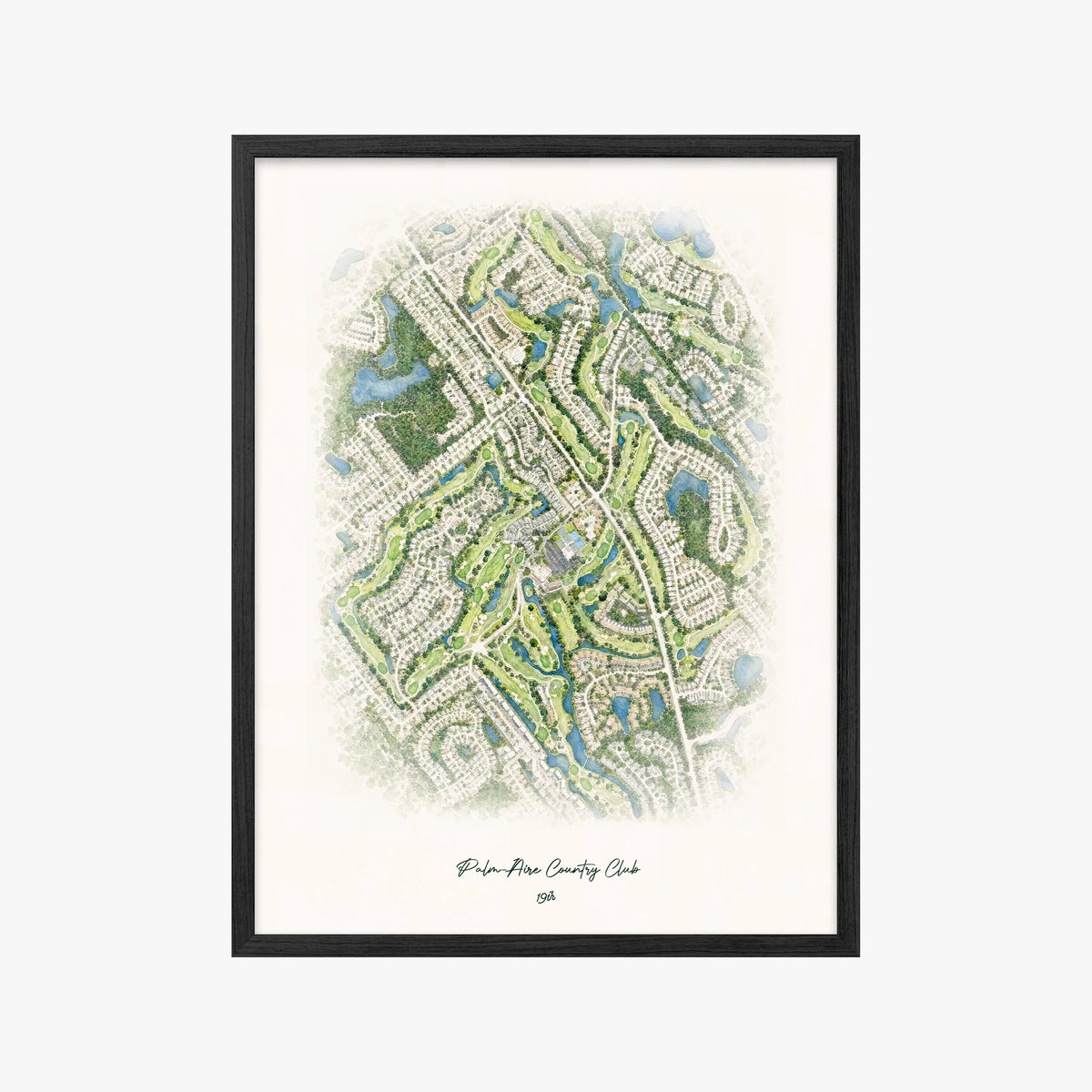 Palm-Aire Country Club black frame
