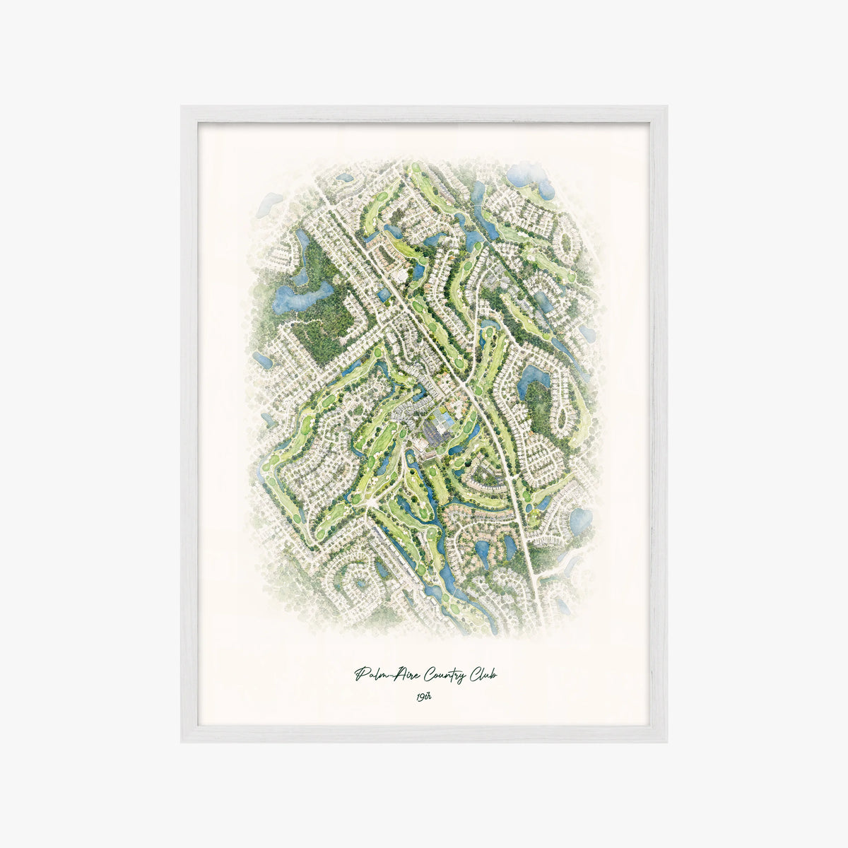 Palm-Aire Country Club white frame