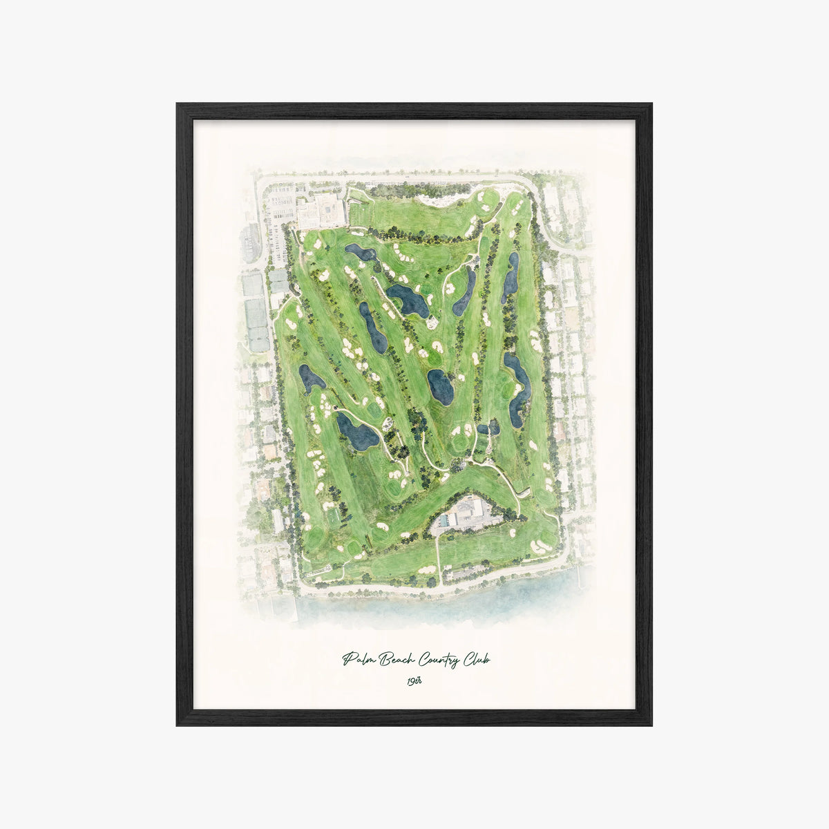 Palm Beach Country Club black frame