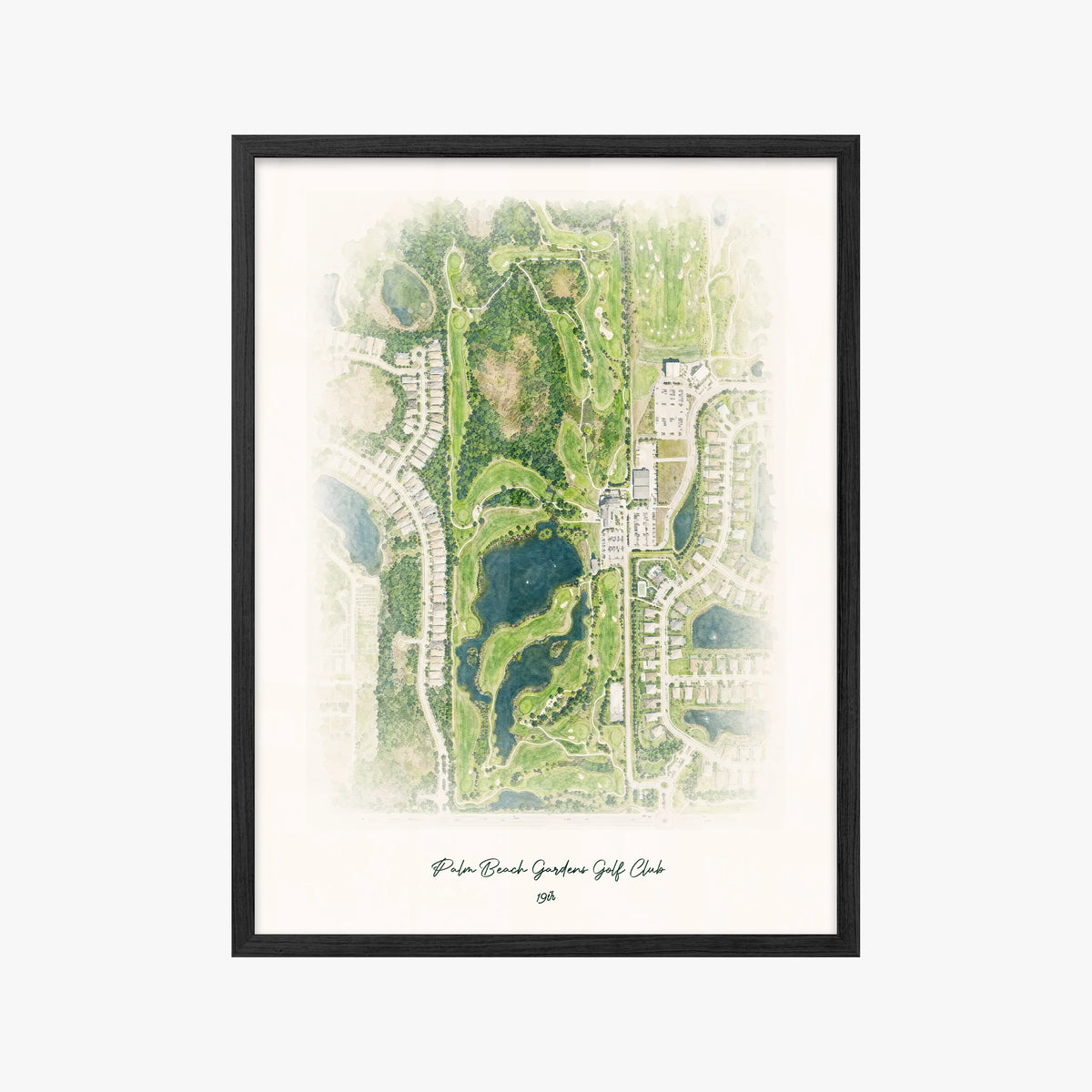 Palm Beach Gardens Golf Club black frame
