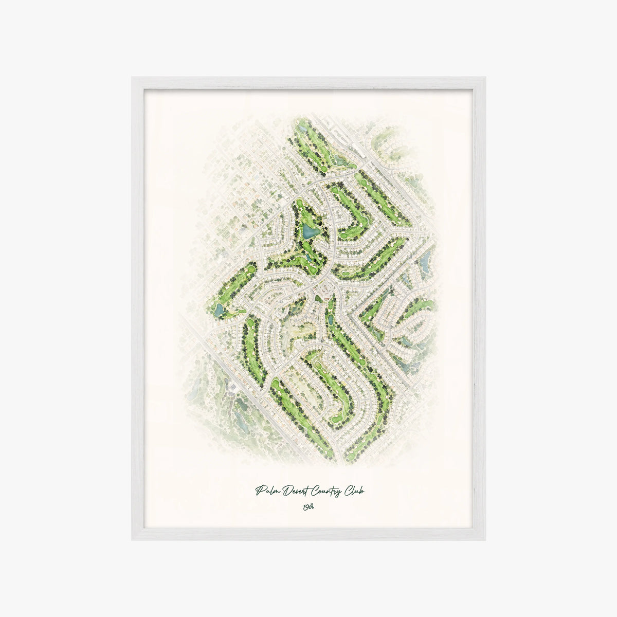 Palm Desert Country Club white frame