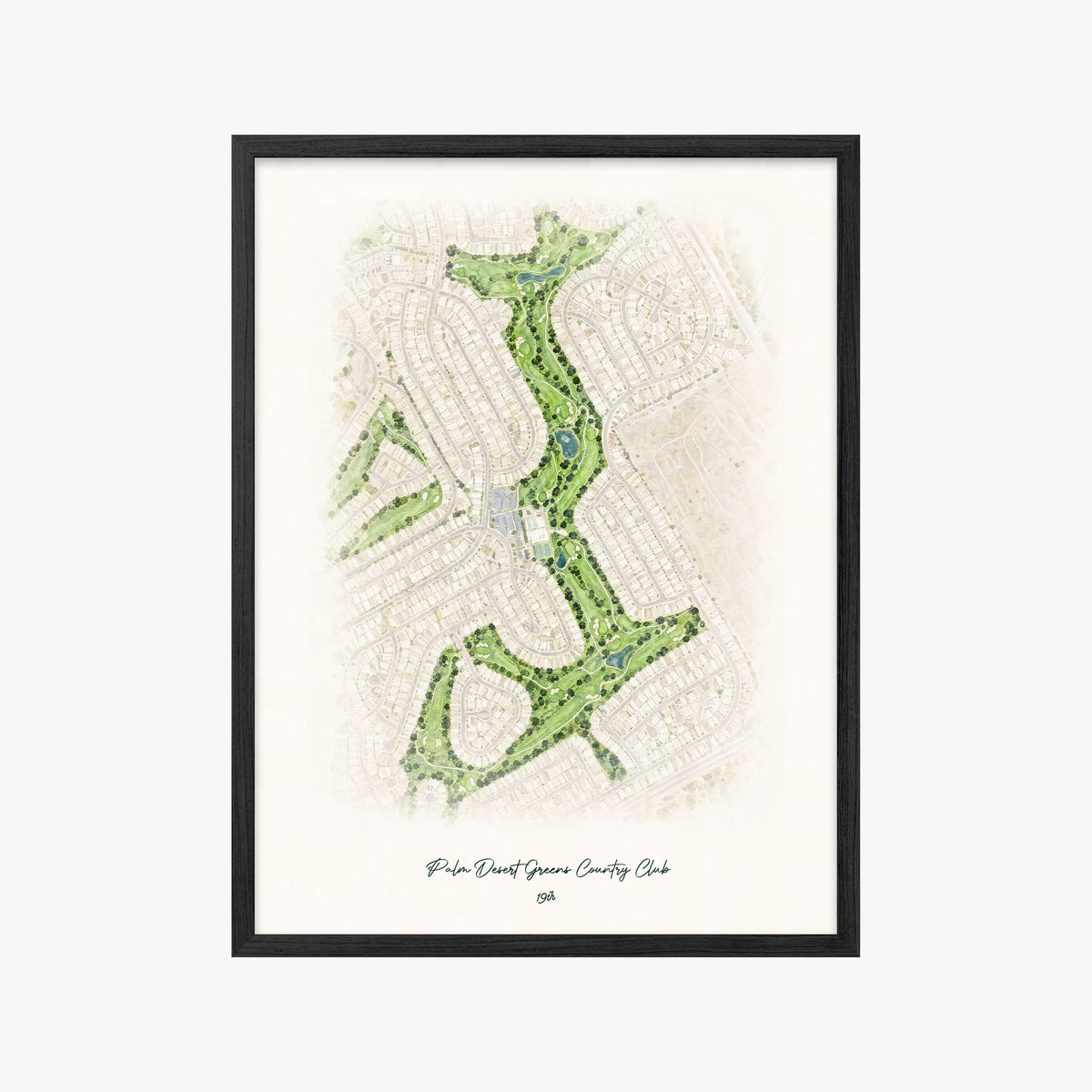 Palm Desert Greens Country Club black frame