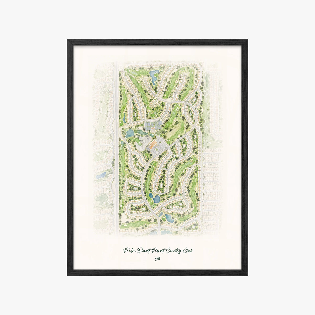 Palm Desert Resort Country Club black frame
