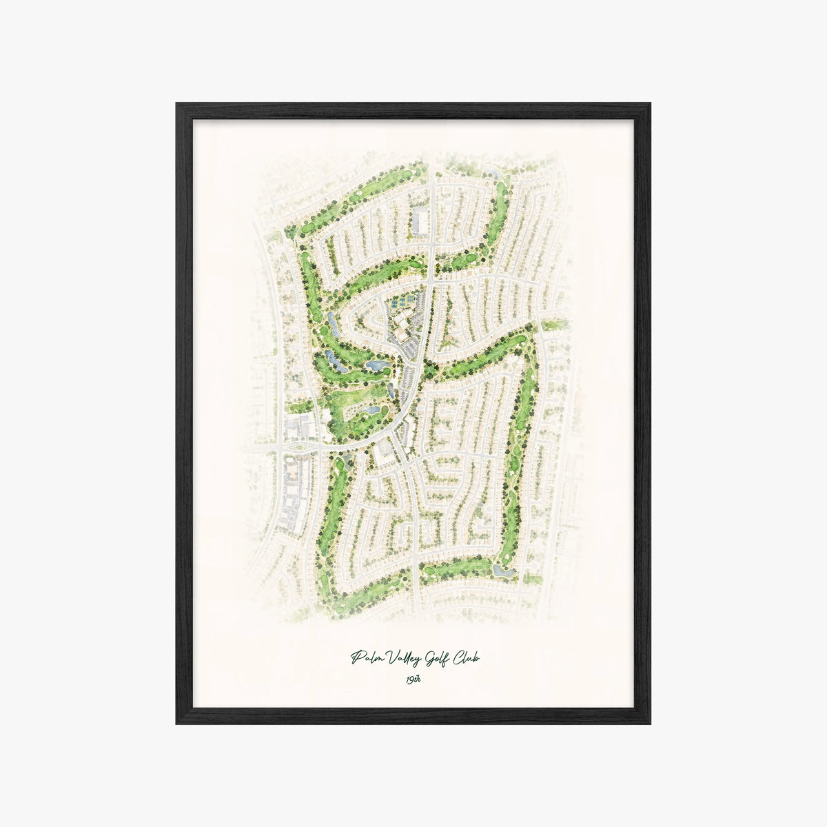 Palm Valley Golf Club black frame