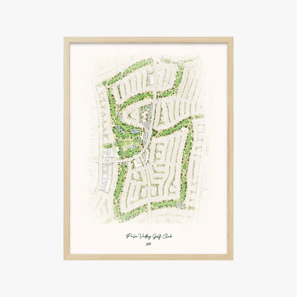 Palm Valley Golf Club wood frame
