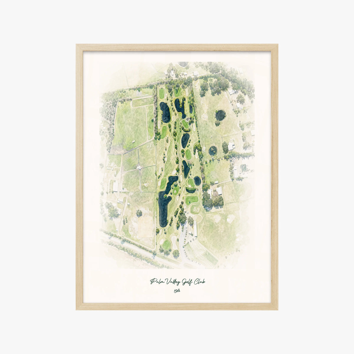 Palm Valley Golf Club wood frame