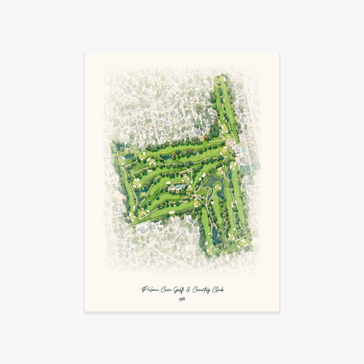 Palma Ceia Golf & Country Club printed artwork