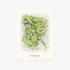 Palmetto Golf Course printed artwork