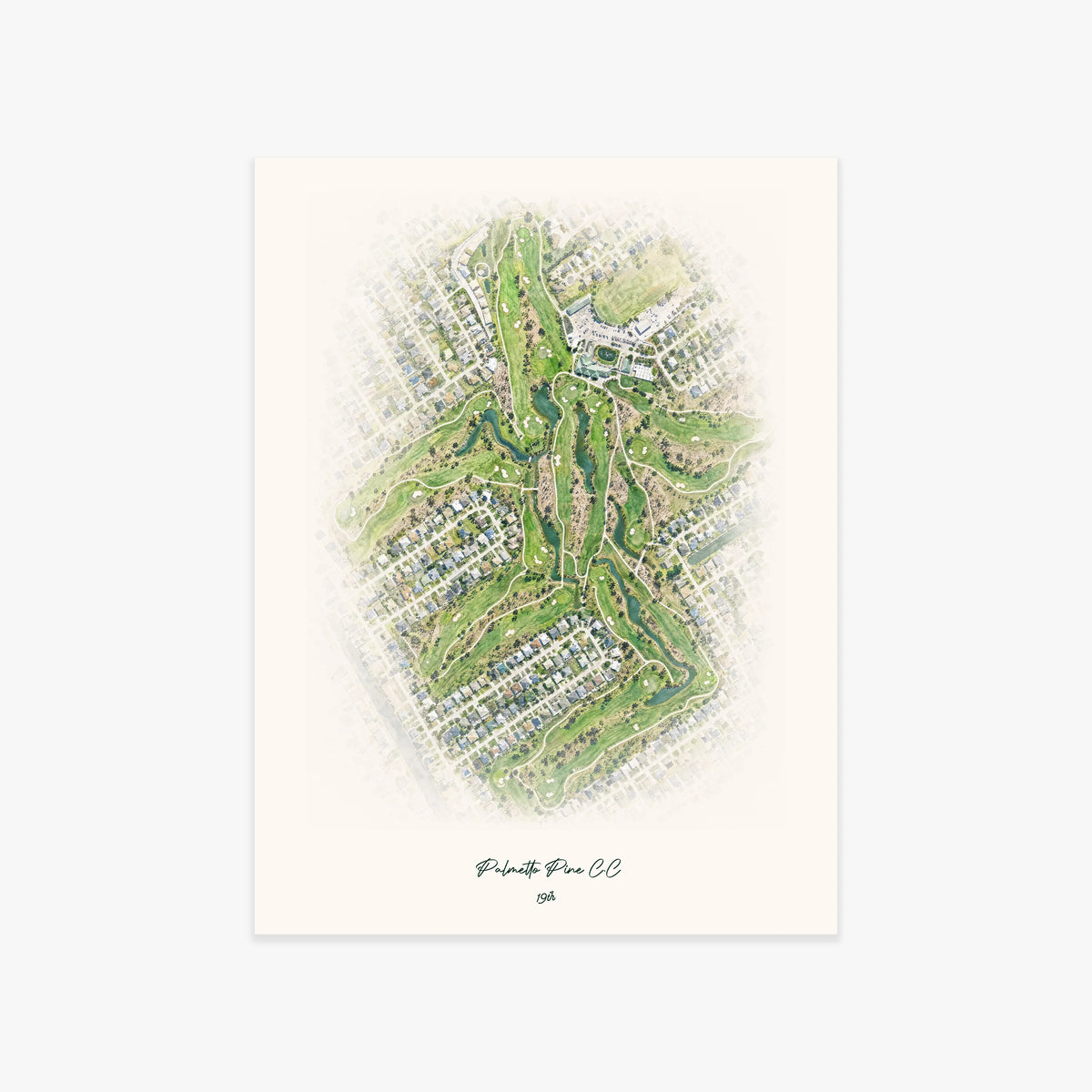 Palmetto Pine C.C printed artwork