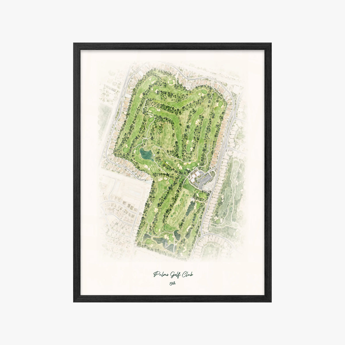 Palms Golf Club black frame