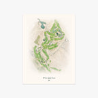 Palms Golf Course printed artwork
