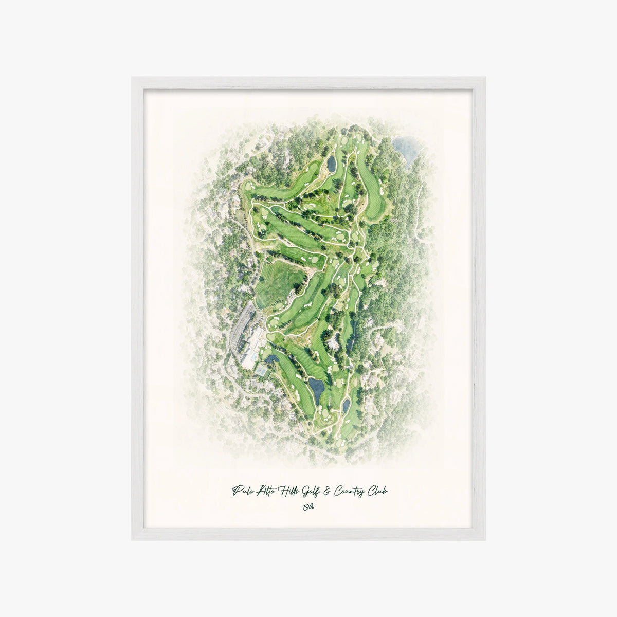 Palo Alto Hills Golf & Country Club white frame