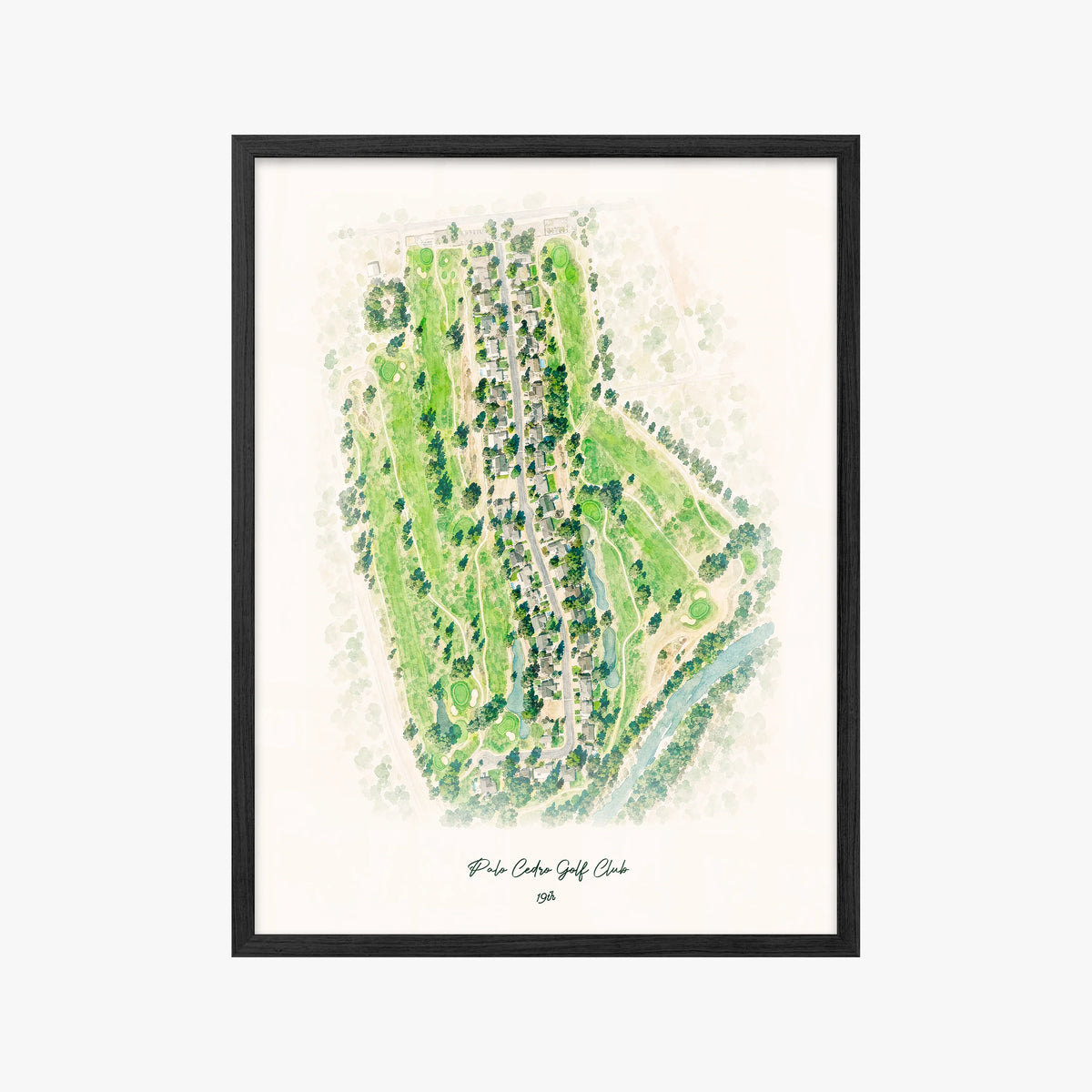 Palo Cedro Golf Club black frame