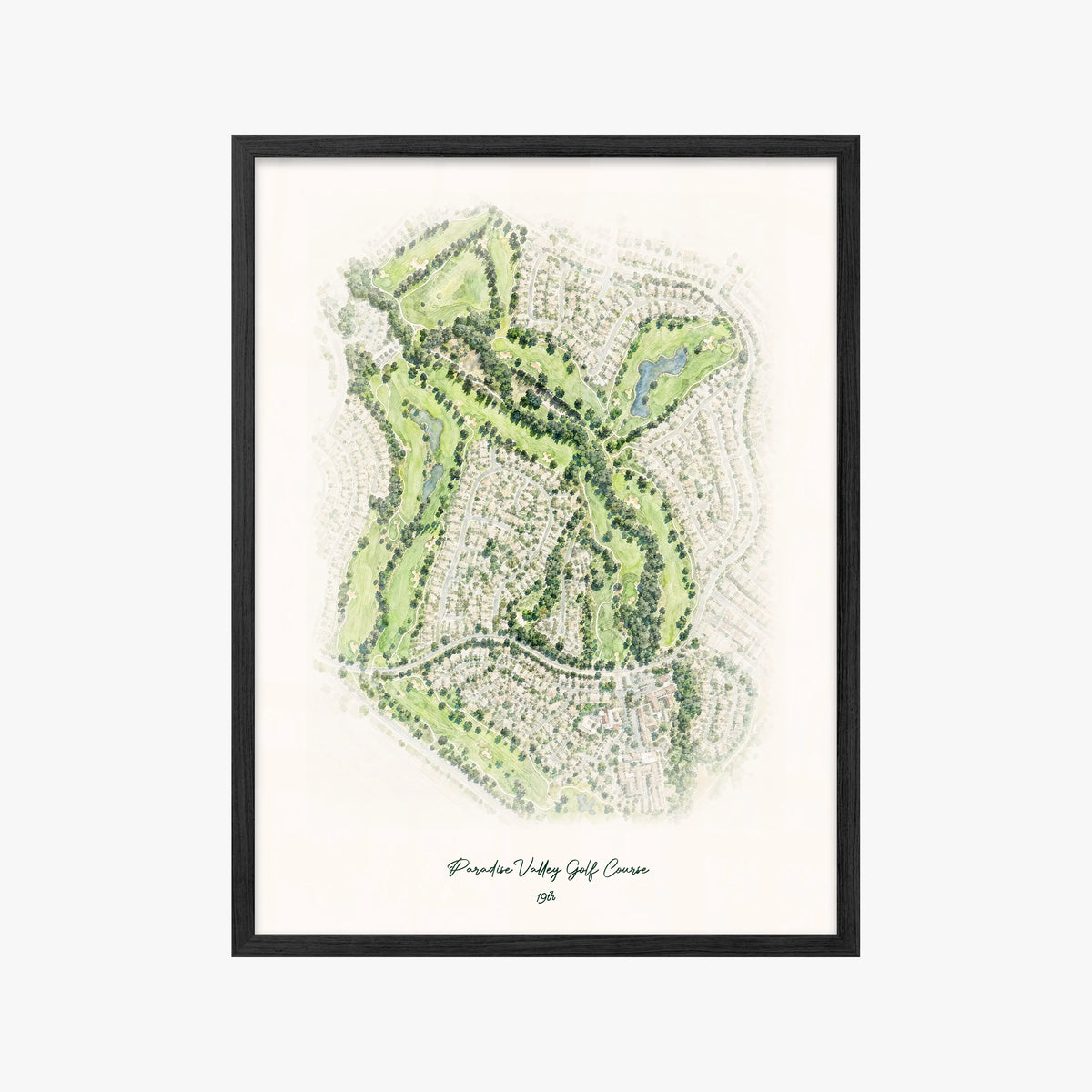 Paradise Valley Golf Course black frame