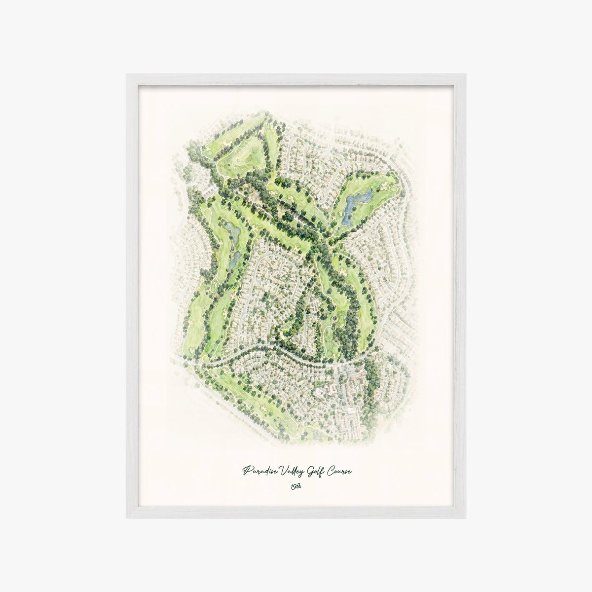 Paradise Valley Golf Course white frame