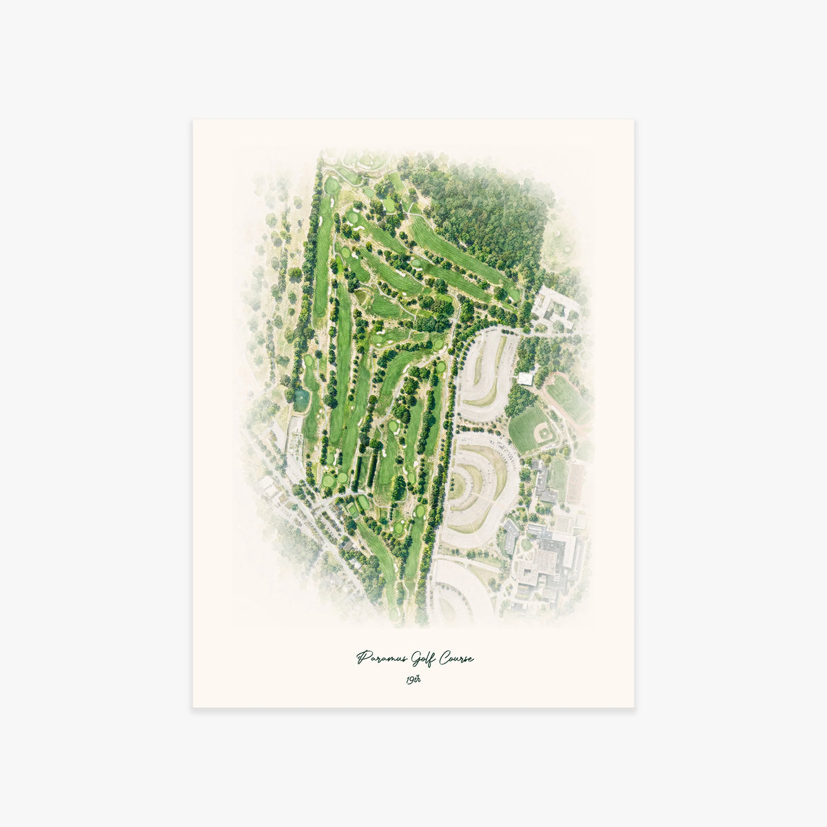Paramus Golf Course printed artwork