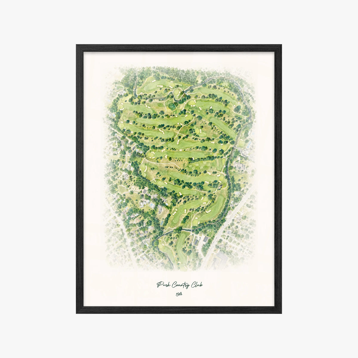 Park Country Club black frame