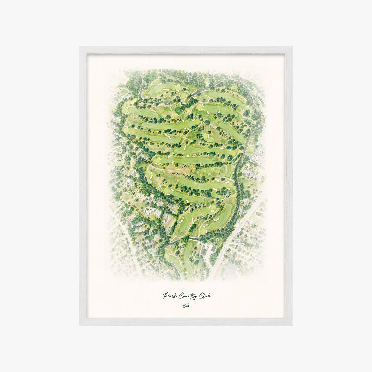 Park Country Club white frame