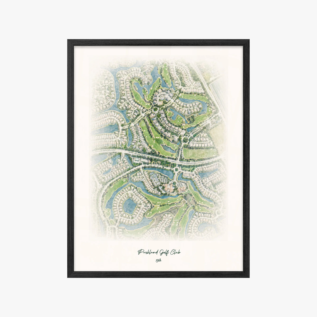 Parkland Golf Club black frame